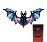 Gothic Bat Sun Catcher | Window Acrylic Colorful Wall Art,Spooky Stunning Window Panels For Home Garden, Thanksgiving