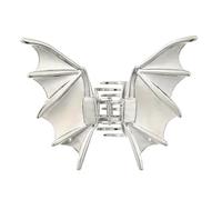Gothic Bat Wing Hair Claw Clip - Halloween Wing Barrette, Bat Shape Clamp | Vintage Punk Hairpiece, Vampire Style Hair Gripper for Men Women Stylist Cosplay Costume Salon Accessory Gothic Look