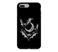 Gothic Bats Crescent Moon Dark Aesthetic Horror Gifts Y2K Case for iPhone 7 Plus/8 Plus