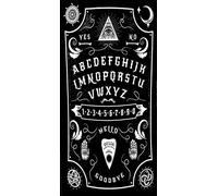 Gothic Beach Towel - Ouija Board - Gothic Bath Towel Cotton Polyester Mix Towel Lightweight Fast Drying Beach Towel 150cm x 75cm (59" x 30")