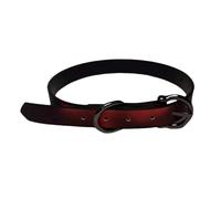 Gothic Belt Buckle Choker, 47cm, Temperature Sensitive PU Leather Neck Strap, Punk Style Jewelry, Adjustable Band for Cosplay, Festivals, Nightlife