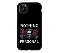 Gothic Biker Skull Nothing Personal Y2K Alt Grunge Case for iPhone 11 Pro Max