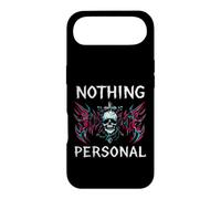 Gothic Biker Skull Nothing Personal Y2K Alt Grunge Case for iPhone Air