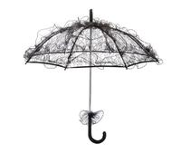 Gothic Black Lace Parasol by Ro Rox Goth Victorian Cosplay Sun Protector