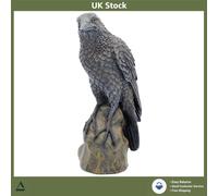 Gothic Black Raven Figurine Hand-Painted Detailed Resin Statue 16cm