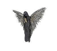Gothic Black Soul Warrior Statue - Resin Wall Decoration for Halloween & Office, Unique Soul Warrior Sculpture, for Gothic Home Decor & Collectors