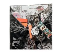 Gothic Blind Date with a Book, for Dark Romance & Horror Romance Readers, Includes Cozy Socks, Keychain & Stickers, for Family and Friends (D#)