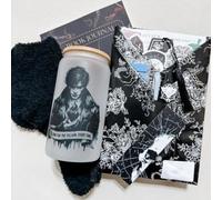 Gothic Blind Date with a Book, for Dark Romance & Horror Romance Readers, Includes Cozy Socks, Keychain & Stickers, for Family and Friends (F#)