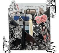 Gothic Blind Date with a Book, Halloween Witch Blind Date with a Book, Horror Halloween Blind Date with a Book, Ghostly Blind Date Book Box Gift Set for Halloween, Book Lovers, Mystery Selection (A)