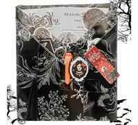 Gothic Blind Date with a Book, Halloween Witch Blind Date with a Book, Horror Halloween Blind Date with a Book, Ghostly Blind Date Book Box Gift Set for Halloween, Book Lovers, DIY Lovers (B)