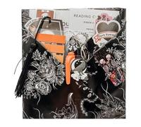 Gothic Blind Date with a Book: Mystery Book Bundle for Dark Romance & Horror Romance Readers | Includes Cozy Socks, Keychain & Stickers | Perfect Gift Set for Book Lovers (#B)