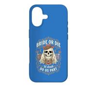 Gothic Bride Or Die Skull Western Bachelorette Party Wedding Case for iPhone 17