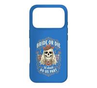 Gothic Bride Or Die Skull Western Bachelorette Party Wedding Case for iPhone 17 Pro