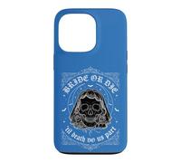 Gothic Bride or Die Til Death Do Us Part Skull Veil Wedding Case for iPhone 13 Pro