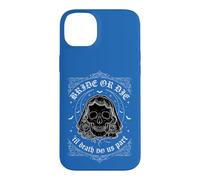 Gothic Bride or Die Til Death Do Us Part Skull Veil Wedding Case for iPhone 14 Plus
