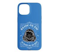 Gothic Bride or Die Til Death Do Us Part Skull Veil Wedding Case for iPhone 15