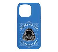 Gothic Bride or Die Til Death Do Us Part Skull Veil Wedding Case for iPhone 15 Pro