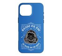 Gothic Bride or Die Til Death Do Us Part Skull Veil Wedding Case for iPhone 16 Pro Max