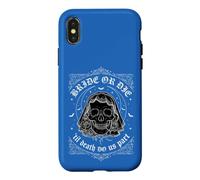 Gothic Bride or Die Til Death Do Us Part Skull Veil Wedding Case for iPhone X/XS