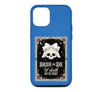 Gothic Bride or Die Til Death Do Us Part Skull Wedding Vows Case for iPhone 12/12 Pro
