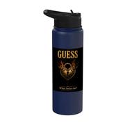 Gothic Broken Heart Lock Dark Romance Design Stainless Steel Insulated Water Bottle