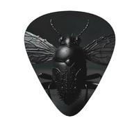 Gothic bug dark style Patterned Guitar Picks - 12-Piece Set with 3 Different Thicknesses, Suitable for Electric and Acoustic Guitars