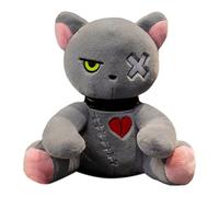 Gothic Bunny Plush - Stuffed Animal Toy, Soft Huggable Rabbit | Halloween Horror plushiees, Dreadful Easter Doll, Fun Christmas Birthday Present for Kids Children Teens Home Decoration Collectible Toy