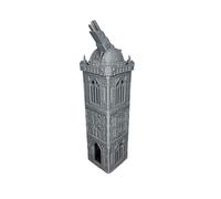 Gothic Cannon Tower #1 Sci Fi Building 28mm 32mm Wagaming Terrain 3D Printed