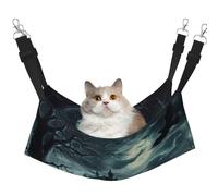 Gothic Castle And Crow Tree Printed Pet Hammock - Sleeping Hammock For Cats, Rabbits, Ferrets, Puppies, Small Animals