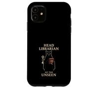 Gothic Cat Reading Dark Academia Witchy Literary Antique Case for iPhone 11