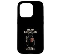 Gothic Cat Reading Dark Academia Witchy Literary Antique Case for iPhone 15 Pro