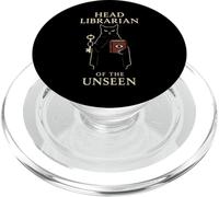 Gothic Cat Reading Dark Academia Witchy Literary Antique PopSockets PopGrip for MagSafe