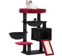 Gothic Cat Tree, Multi-Level Activity Center with Scratching Posts and Toys for Kittens, Pet Play House 30x40x50cm