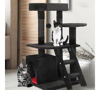 Gothic Cat Tree, Multi-Level Furniture Activity Center with Scratching Posts Stand House, Funny Toys Kittens Pet Play House 50x50x92cm/19.7x19.7x36.2in
