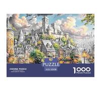 Gothic Cathedral 1000-Piece Jigsaw Puzzle Decoration for Puzzle Enthusiasts Castle Ruins Challenging & Brainteasing 52x38cm/1000pcs