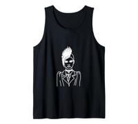 Gothic Cathedral Architecture Line Art Drawing Design Tank Top