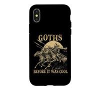 Gothic cavalry humor motif | Goths Before It Was Cool Case for iPhone X/XS