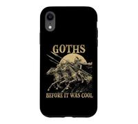 Gothic cavalry humor motif | Goths Before It Was Cool Case for iPhone XR