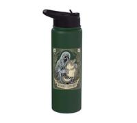 Gothic Chinchilla Ghost Spooky Halloween Coffee Lover Stainless Steel Insulated Water Bottle