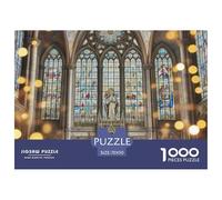 Gothic Church 1000 Piece Jigsaw Puzzle Architecture for Adults Educational Gift Memory Games Stress Relief 70x50cm/1000pcs