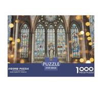 Gothic Church 1000 Piece Jigsaw Puzzle Architecture for Adults Fun Activities Memory Games Stress Relief 38x26cm/1000pcs