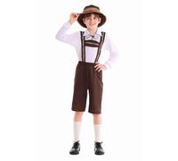 Gothic Clothing For Women Plus Size Cosplay Costume for Performance.Elegant Court Style Design Perfect for COS Events and Solid Pattern Ideal for Stage Makeup Frisk Cosplay Costume, brown, 14-16 Jahre