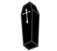 Gothic Coffin Bath Mat for Halloween, Non-Slip Halloween Rug for Home, Spooky Coffin Skeleton Runner Rug for Dark Aesthetic and Horror-Themed Parties，D