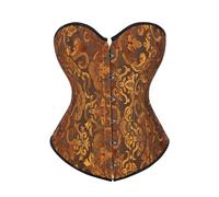 Gothic Corset for Women, Corsets for Women, Women's Plus Size Satin Overbust Lace Up Boned Corsets Shapewear Lingerie Bodysuit Vintage Halloween Costume