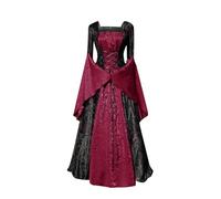 Gothic Costume Renaissance Costume Medieval Costume Sanderson with Hooded Vampire Costume Woman Victorian Style Dress Cosplay Costume Dresses Sarah Hocus Pocus Costume Adult Plus Size Witch Costume