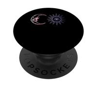 Gothic Crescent Moon Sun Witchy Pastel Goth Aesthetic PopSockets Adhesive PopGrip