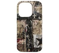 Gothic Cross Grunge Urban Collage Newspaper print Case for iPhone 14 Pro