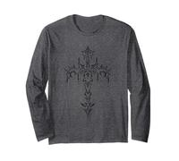 Gothic Cross Mall Goth Grunge Aesthetic Long Sleeve T-Shirt