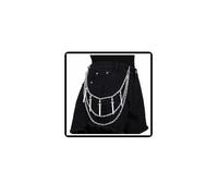 Gothic Cross Pants Chain Leaf Trousers Chain Punk Sword Jeans Wallet Chain Hip Hop Star Wallet Waist Link Chains Pocket Belt Body Jewelry for Women Men (Sword)
