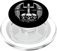 Gothic Cross Skull Wings Dark Angel Faith Emo Alt Grunge PopSockets PopGrip for MagSafe